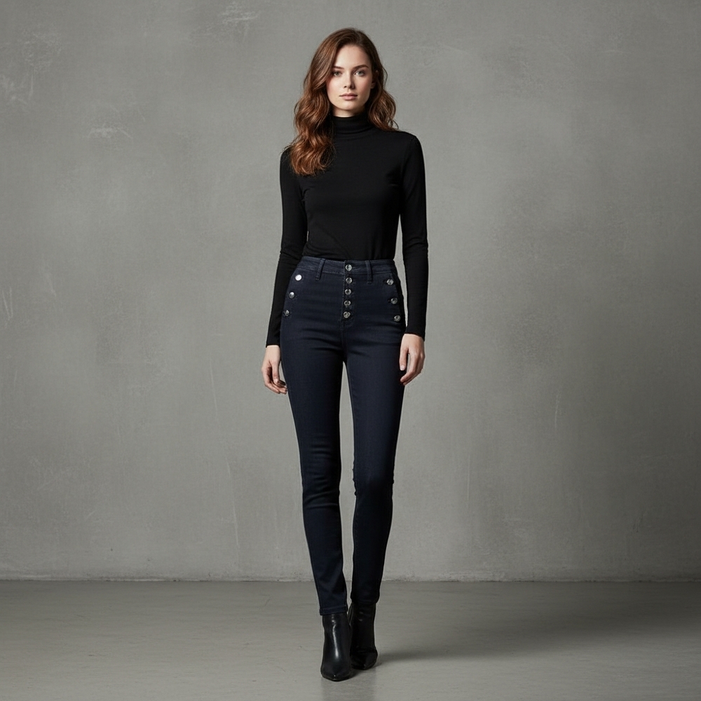7 For All Mankind Portia Ankle Skinny Jeans Size 26